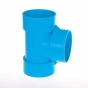 UPVC JIS K-6739 Drainage Tee Blue Color 